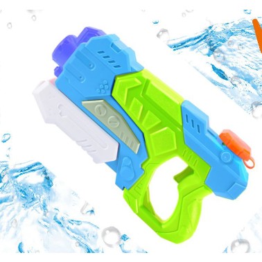 Pistol cu Apa pentru Copii, Rezervor, Pentru Piscina/Plaja, Kaveny, 6ani+,  Verde/Albastru, 550ML