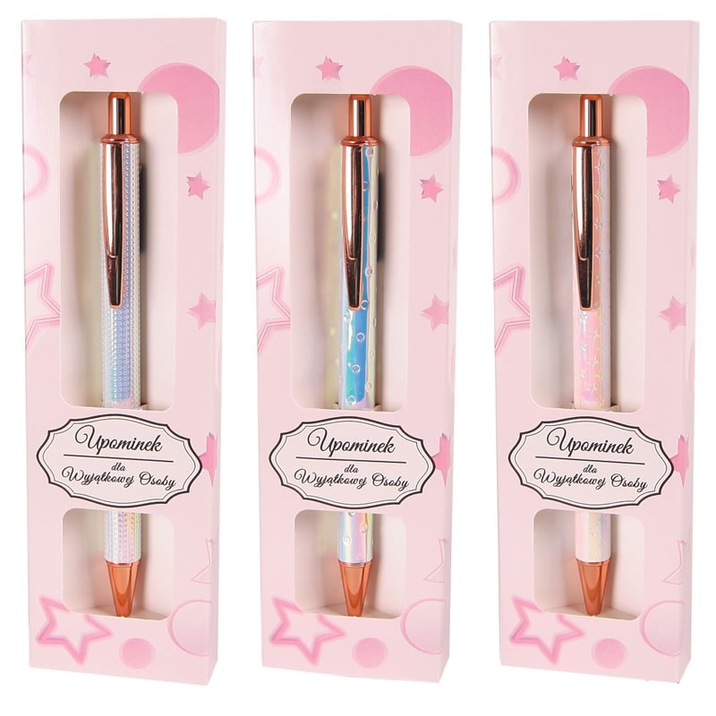 Pix cu bila Cresco Dream 750026, cu mecanism, corp diverse culori, cutie cadou GB