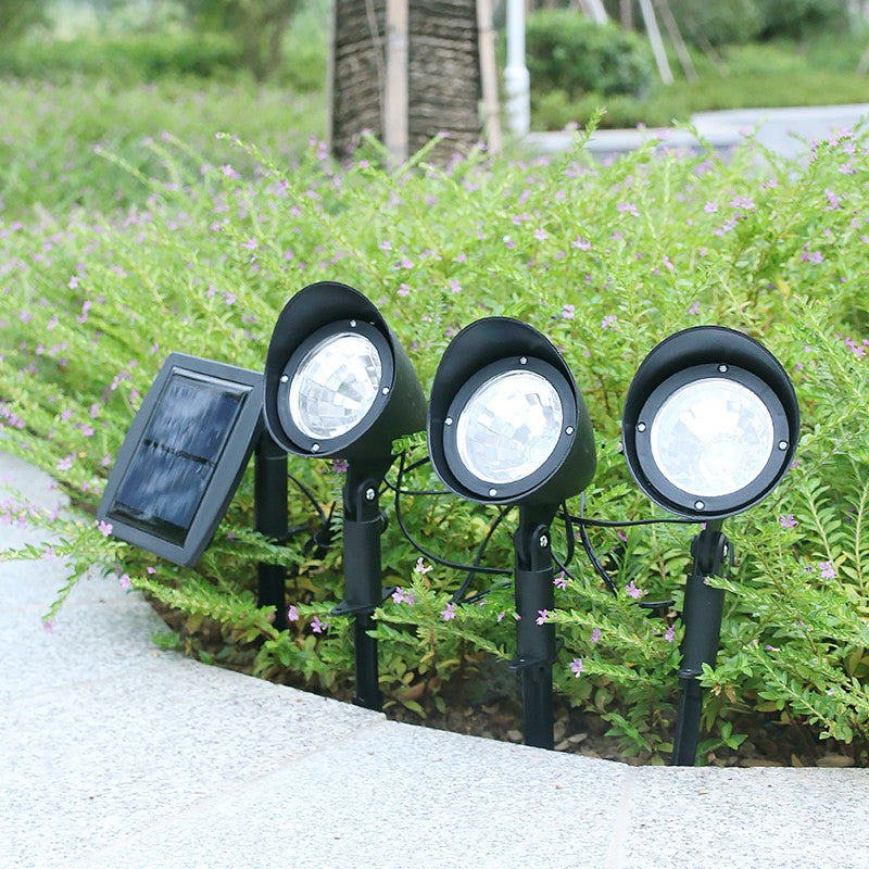 Lampa solara de tip decoratiune pentru gradina, Kaveny, model 3 felinare, alb rece