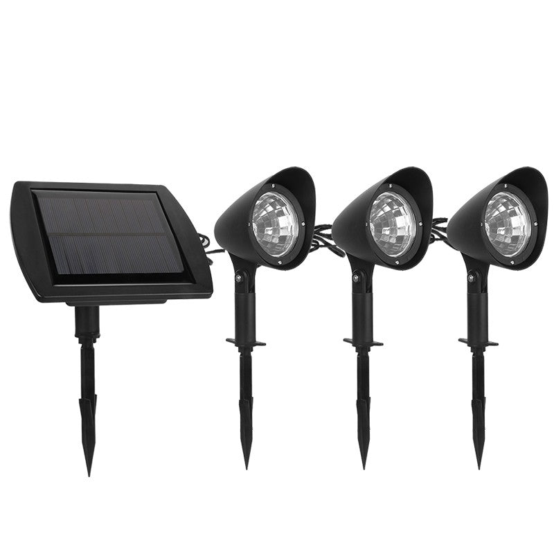 Lampa solara de tip decoratiune pentru gradina, Kaveny, model 3 felinare, alb rece