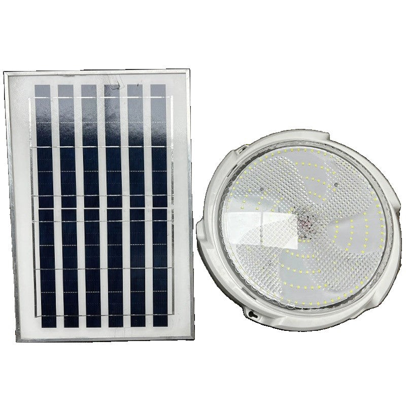 Plafoniera solara Kaveny, 150 W, diametru 280 MM, cu telecomanda, Lungime prelungitor: 4.6 m, alb rece
