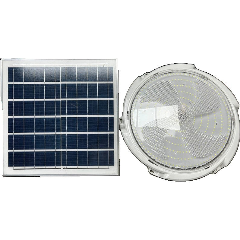 Plafoniera solara Kaveny, 300 W, diametru 360 MM, cu telecomanda, Lungime prelungitor: 4.6 m, alb rece
