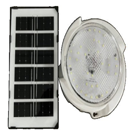 Plafoniera solara Kaveny, 50 W, diametru 200 MM, cu telecomanda, lungime prelungitor 4.6 m alb rece