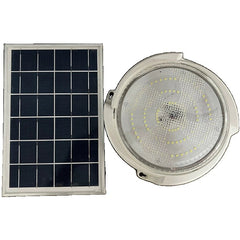 Plafoniera solara Kaveny, 500 W, diametru 360 MM, cu telecomanda, 6V/15W, Clasa A, 418 LED-uri, Lungime prelungitor 4.6 m, alb rece