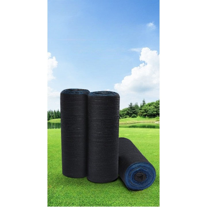 Plasa de umbrire neagra, latime 2 m, lungime 50 m, Kadeny, protectie UV, Grad de umbrire 50-55%