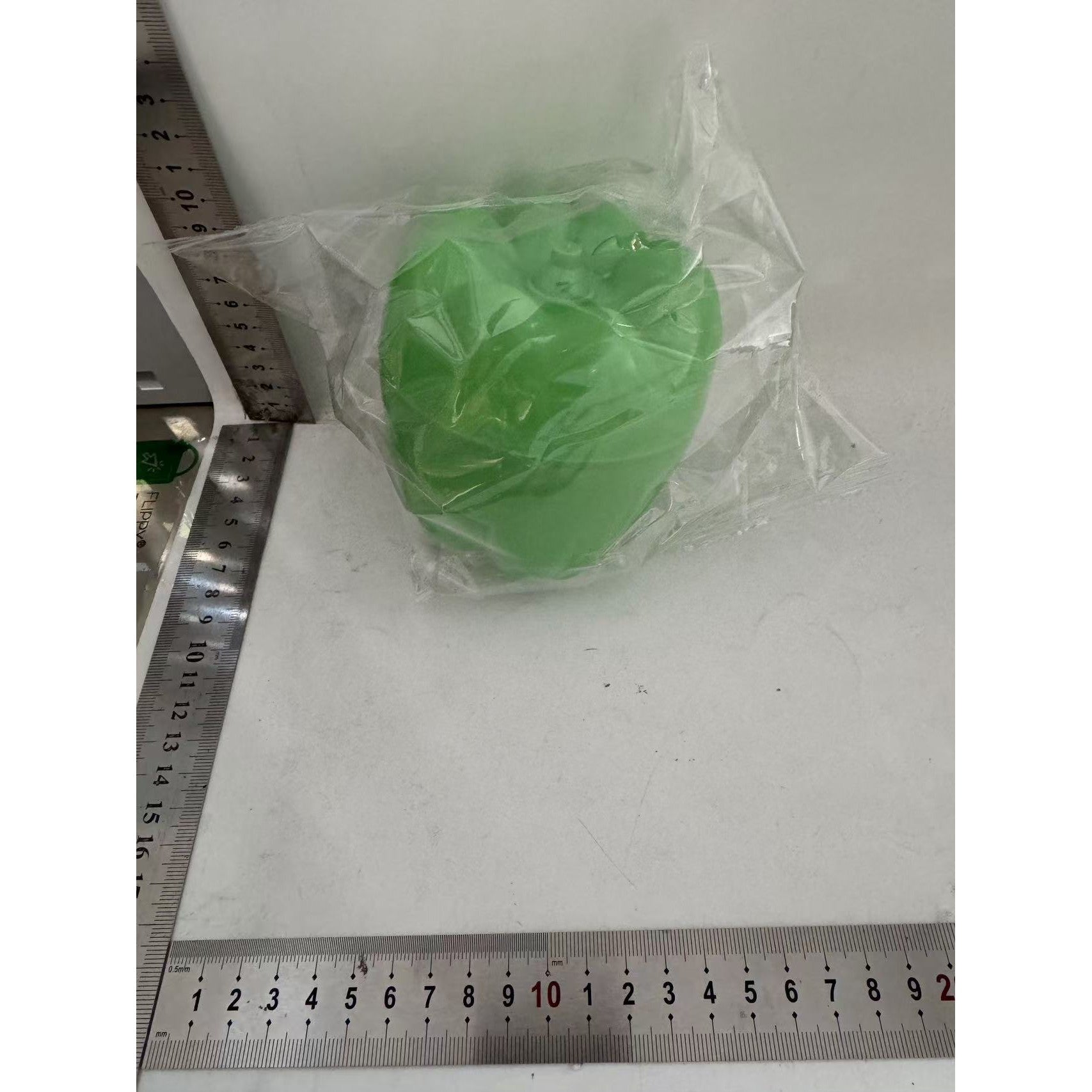 Cutie Alimentara, Kadeny, Model Ardei, din Plastic, 9.8 x 9.8 x 10.7 cm, 350 ml, Verde