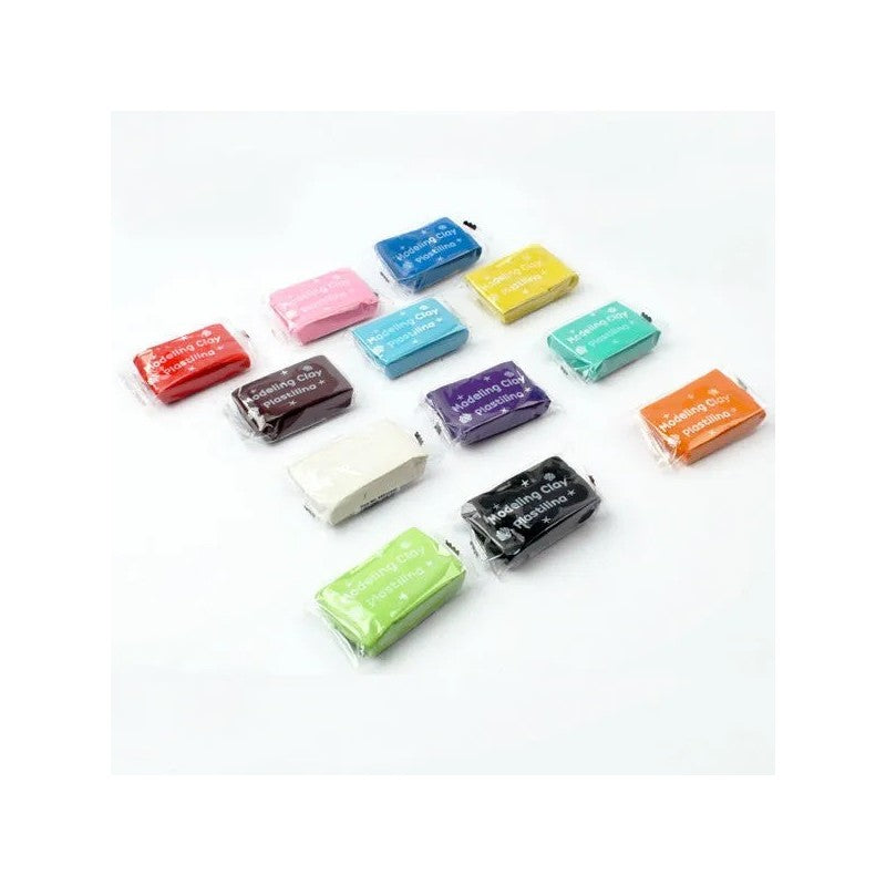 Plastilina Keyroad KR971942, 60g, 12 culori