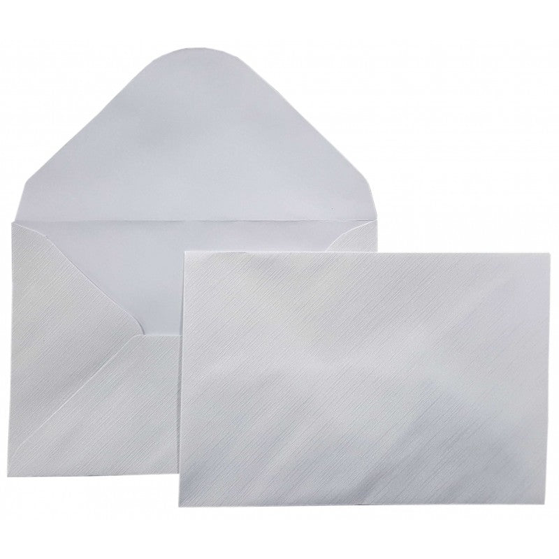 Plic color C6L CNX, alb metalizat, 120g/mp, 114x162mm, set 10 buc