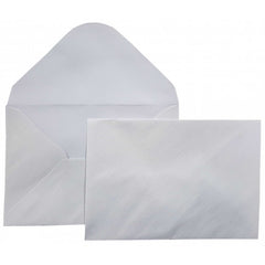Plic color C6L CNX, alb metalizat, 120g/mp, 114x162mm, set 10 buc