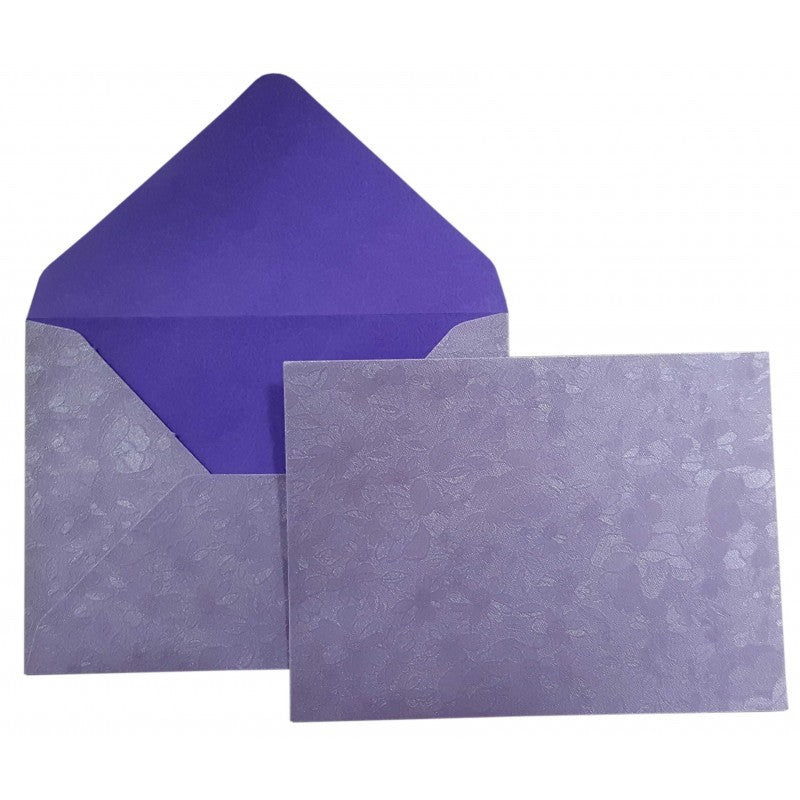 Plic color CNX, violet metalizat, 120g/mp, 130x180mm, cu model, set 10 buc
