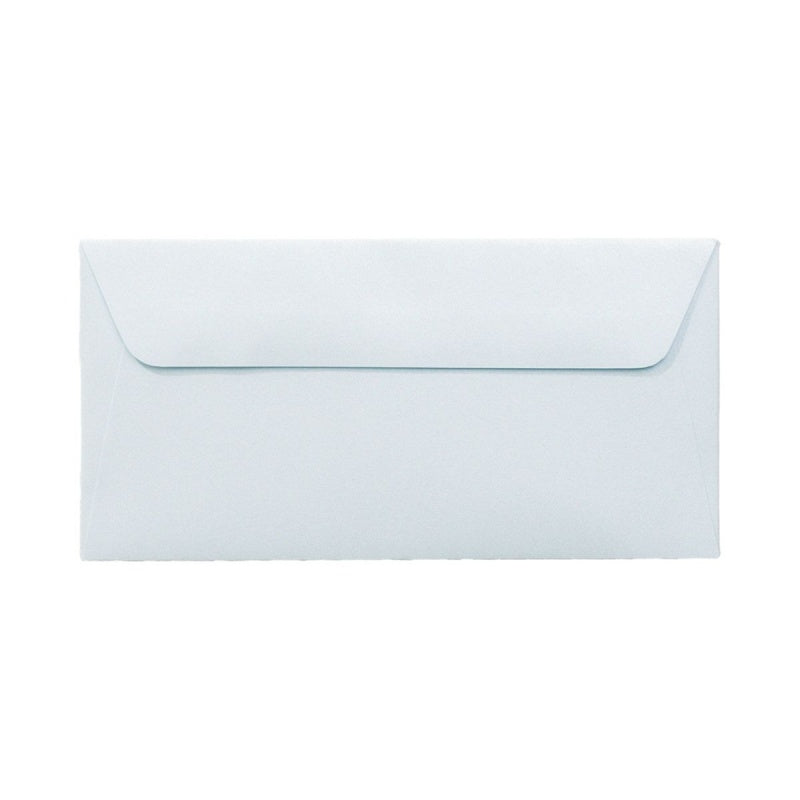Plic color DL PC12SA, azur sidefat, 120g/mp, 110x220mm, autoadeziv, set 25 buc