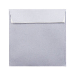 Plic color PC1616AG, argintiu, 120g/mp, 160x160mm, autoadeziv, set 25 buc