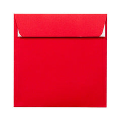 Plic color PC1616RC, rosu Craciun, 120g/mp, 160x160mm, autoadeziv, set 25 buc