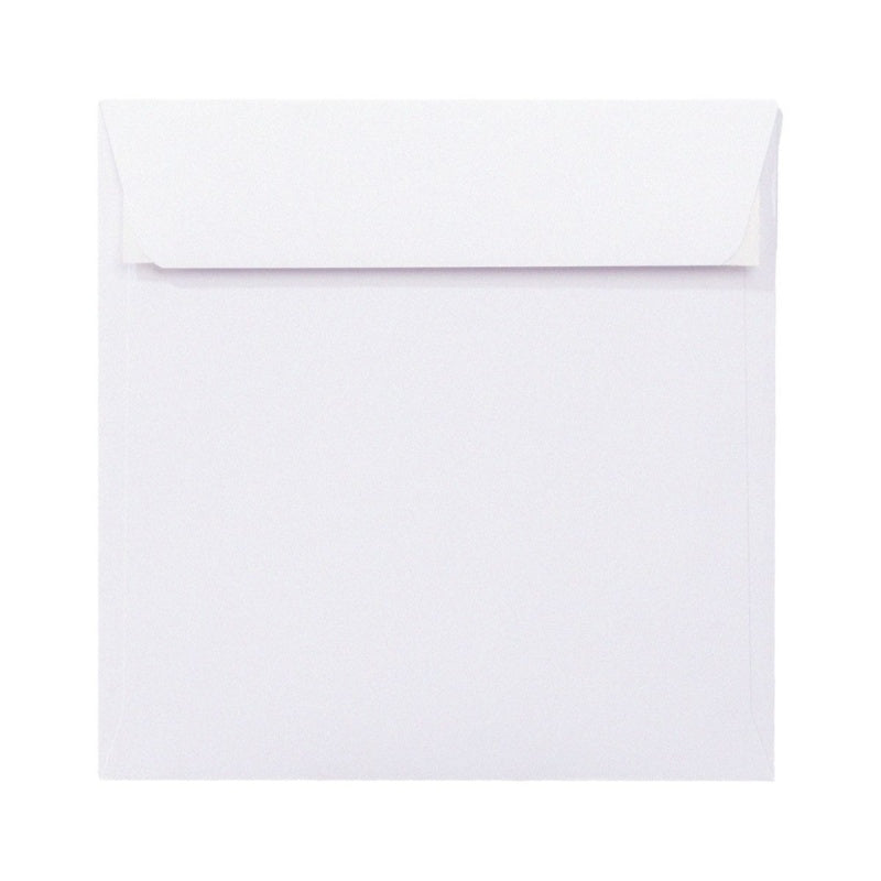 Plic color PC1616W, alb, 120g/mp, 160x160mm, autoadeziv, set 25 buc