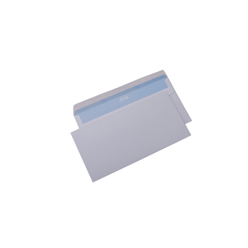 Plic standard DL GPV 122101, alb, 80g/mp, 110x220mm, autoadeziv, cutie 1000 buc