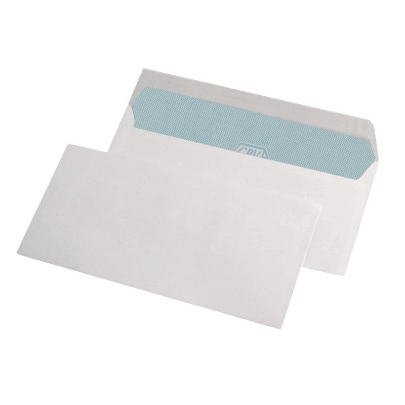 Plic standard DL GPV 122300, gri, 80g/mp, 110x220mm, siliconic, reciclat, cutie 1000 buc