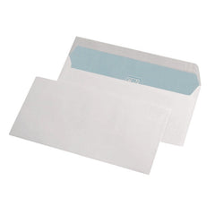 Plic standard DL GPV 122300, gri, 80g/mp, 110x220mm, siliconic, reciclat, cutie 1000 buc