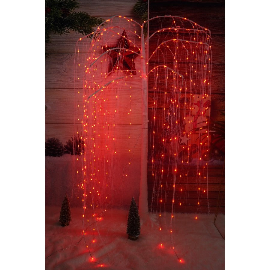 Pom decorativ cu leduri, Kadeny, tip salcie, 400 Led, 2.1 M