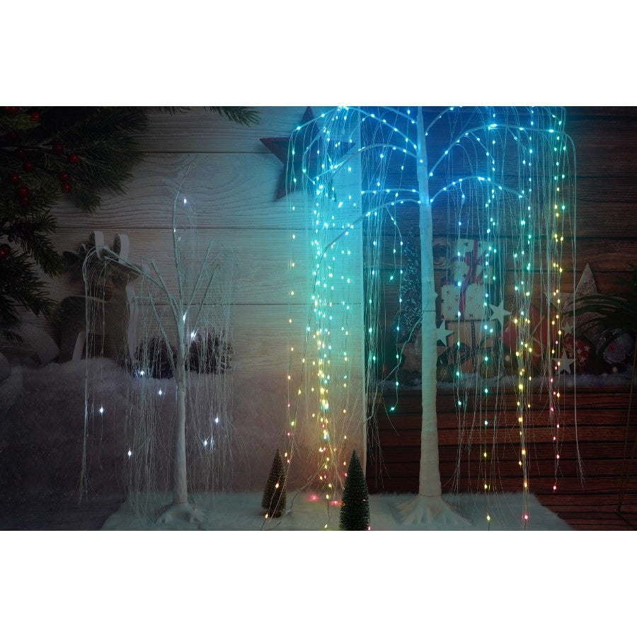 Pom decorativ cu leduri, Kadeny, tip salcie, 400 Led, 2.1 M