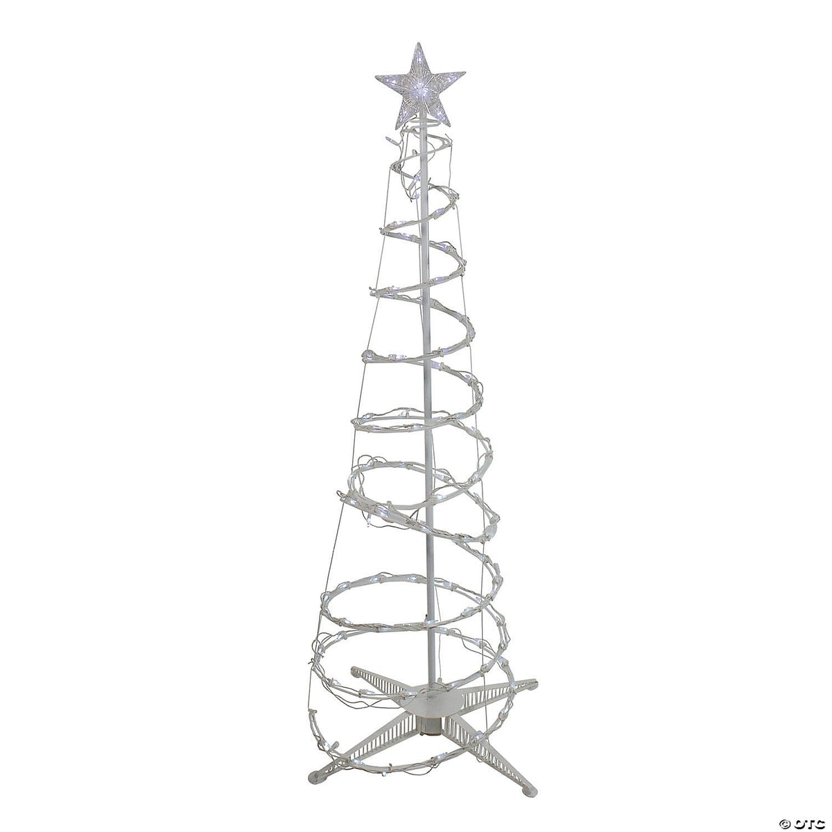 Pom spiralat cu leduri, Kaveny, 135 Led, 1.8 M