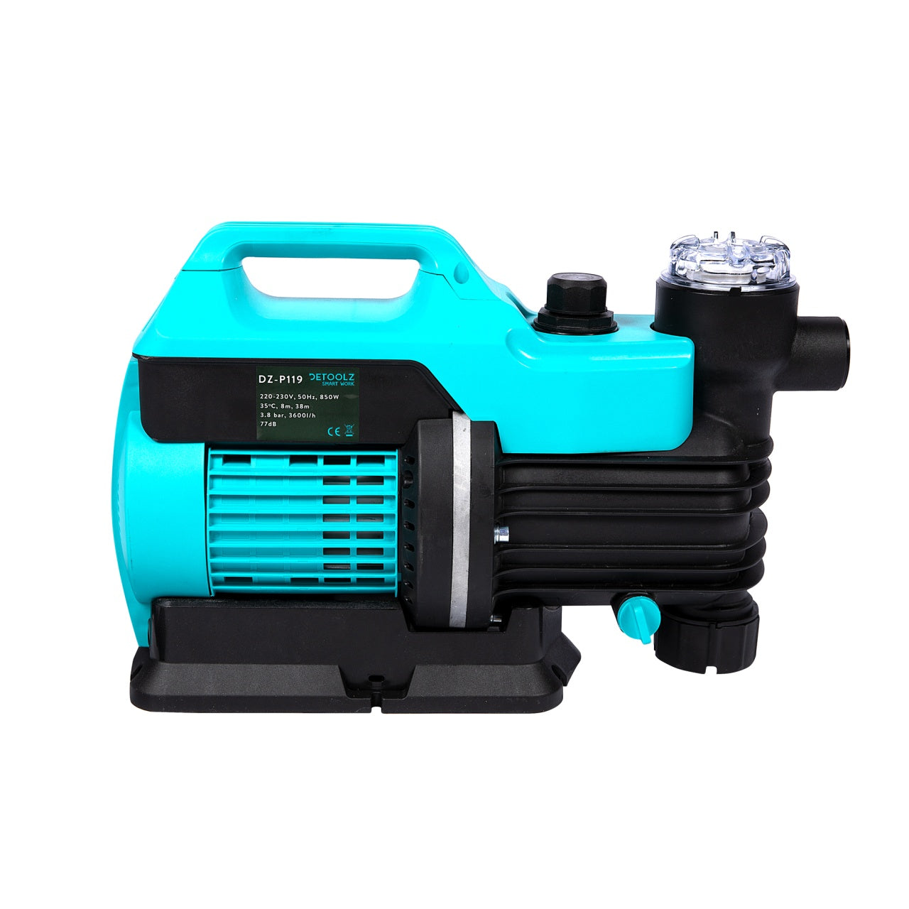 Pompa apa recirculare iaz, piscina, subsol inundat, cu filtru incorporat 850W 3600l/ora 38m