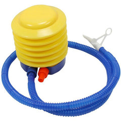 Pompa de picior, cu 3 adaptoare de valva, Air Step, Kaveny, Galben-Albastru