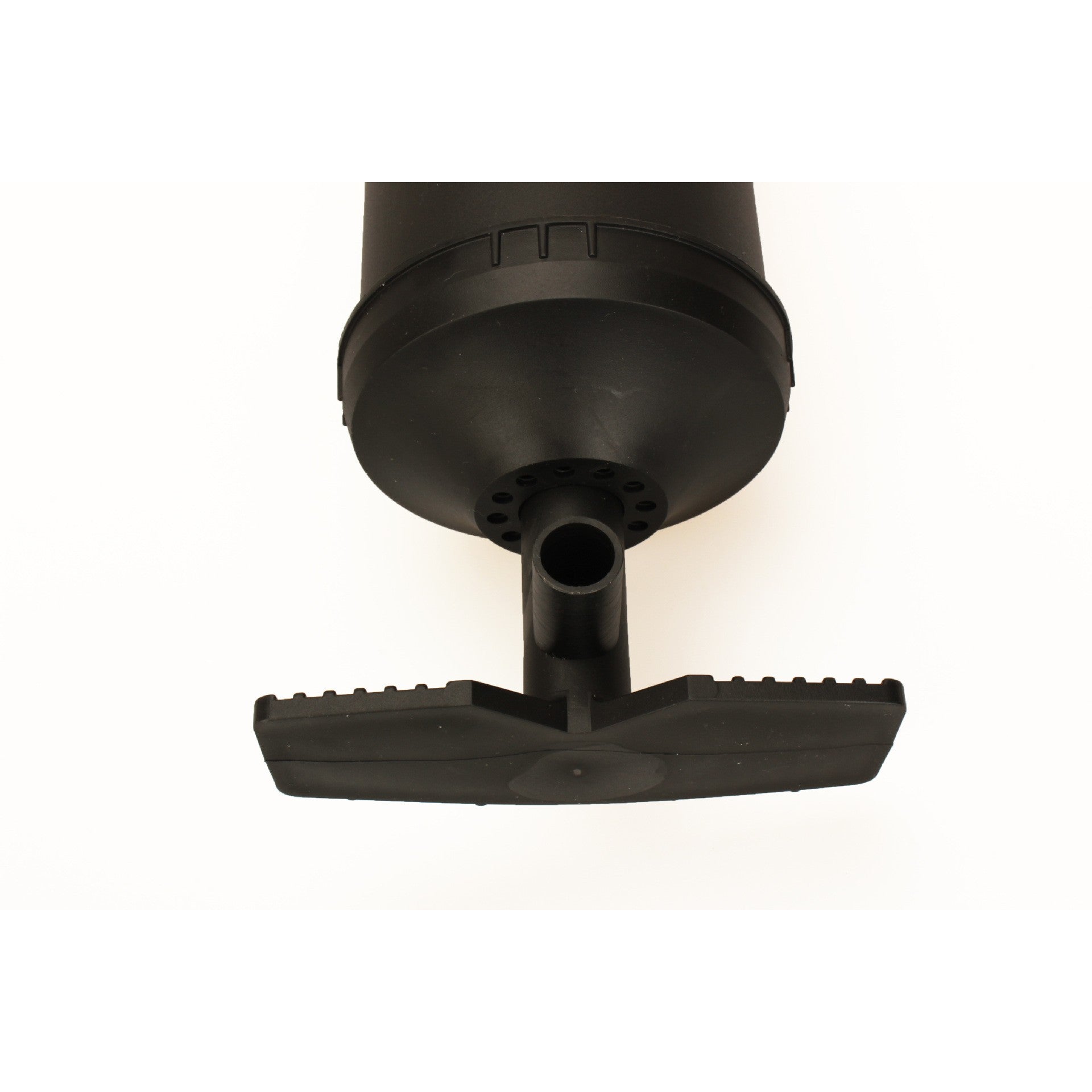 Pompa manuala pentru umflat obiecte gonflabile , colace , saltele , cu 3 adaptori pentru interconectare si furtun, negru, Kaveny