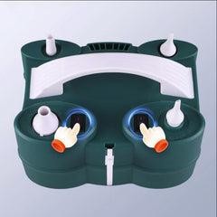 Pompa Electrica de Umflat Baloane, Kadeny, cu Doua Iesiri, Accesorii Incluse, 220V, Putere 600W, Accesorii petrecere, Verde