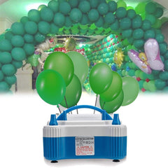 Pompa Electrica Pentru Umflat Baloane, 700 W, Doua Capete de Umflat, din Plastic, Albastru