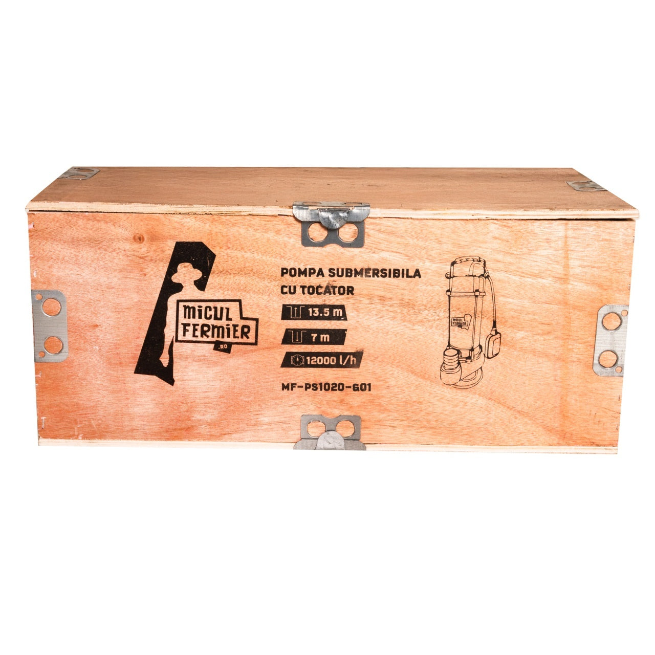 Pompa submersibila Micul Fermier 1.1 kW, 12000l/h, H13.5m
