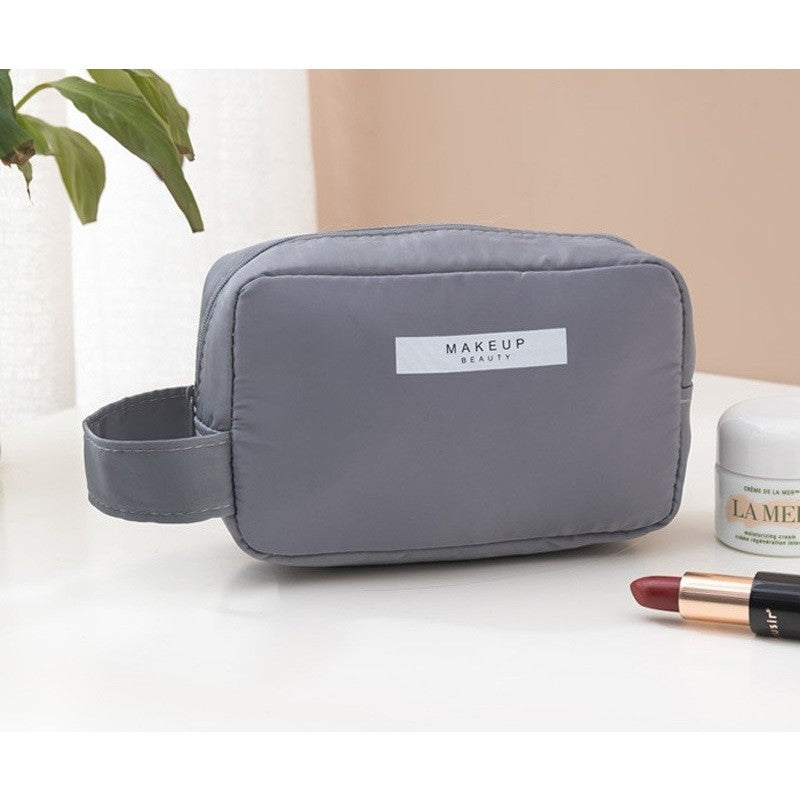 Portfard, Kadeny, cu Maner, Material Impermeabil, pentru Cosmetice, 16 x 11 x 7 cm, Gri