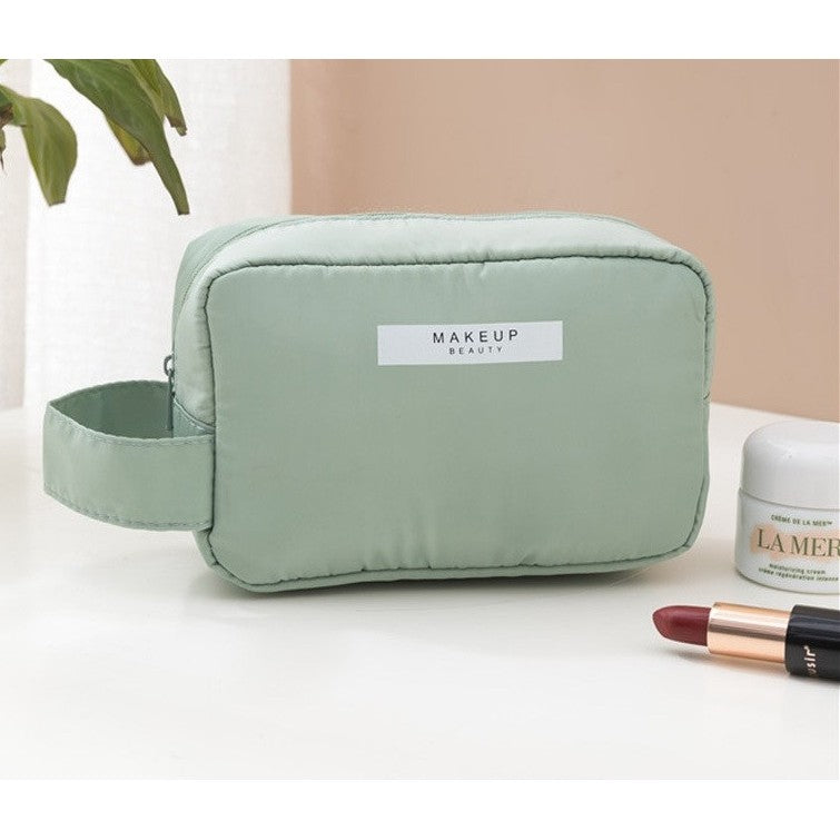 Portfard, Kadeny, cu Maner, Material Impermeabil, pentru Cosmetice, 16 x 11 x 7 cm, Verde