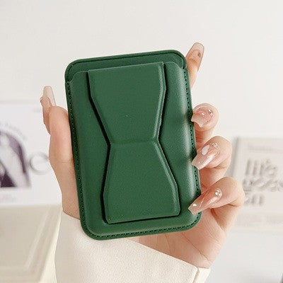 Portofel Kadeny MagSafe pentru carduri cu suport integrat, Verde