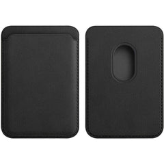 Portofel Kadeny MagSafe piele pentru carduri compatibil cu Apple iPhone 12/12 Mini/12 Pro/12 Pro Max, Negru