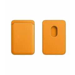 Portofel Kadeny MagSafe piele pentru carduri compatibil cu Apple iPhone 12/12 Mini/12 Pro/12 Pro Max,Portocaliu