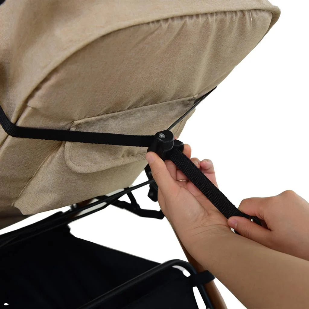 Carucior 3 in 1 KIDOO – auto i-Size, landou, scaun sport si scoica auto. Suspensii, pliere rapida, copertina extensibila, centura 5 puncte. Ideal 0–36 luni. Sistem complet pentru parinti.