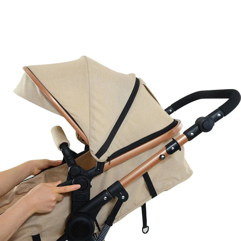 Carucior 3 in 1 KIDOO – auto i-Size, landou, scaun sport si scoica auto. Suspensii, pliere rapida, copertina extensibila, centura 5 puncte. Ideal 0–36 luni. Sistem complet pentru parinti.