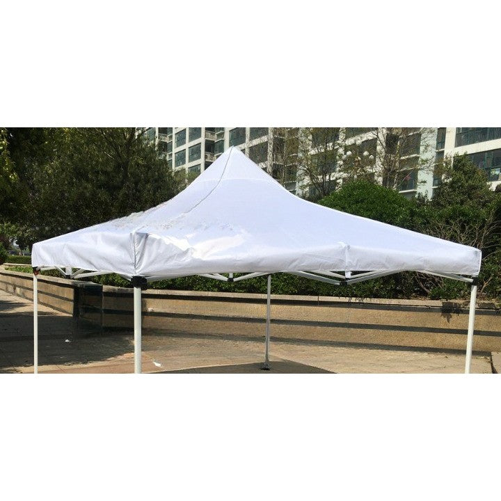 Prelata,copertina pentru acoperis cort tip pavilion Kaveny, 3 x 3 m , impermeabila, invelis din material textil oxfort 700D, cauciucat Alb