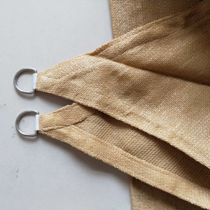 Prelata de soare/ Copertina de tip parasolar pentru terasa si gradina, Kadeny, triunghiulara, 3x3x3 m, galbena