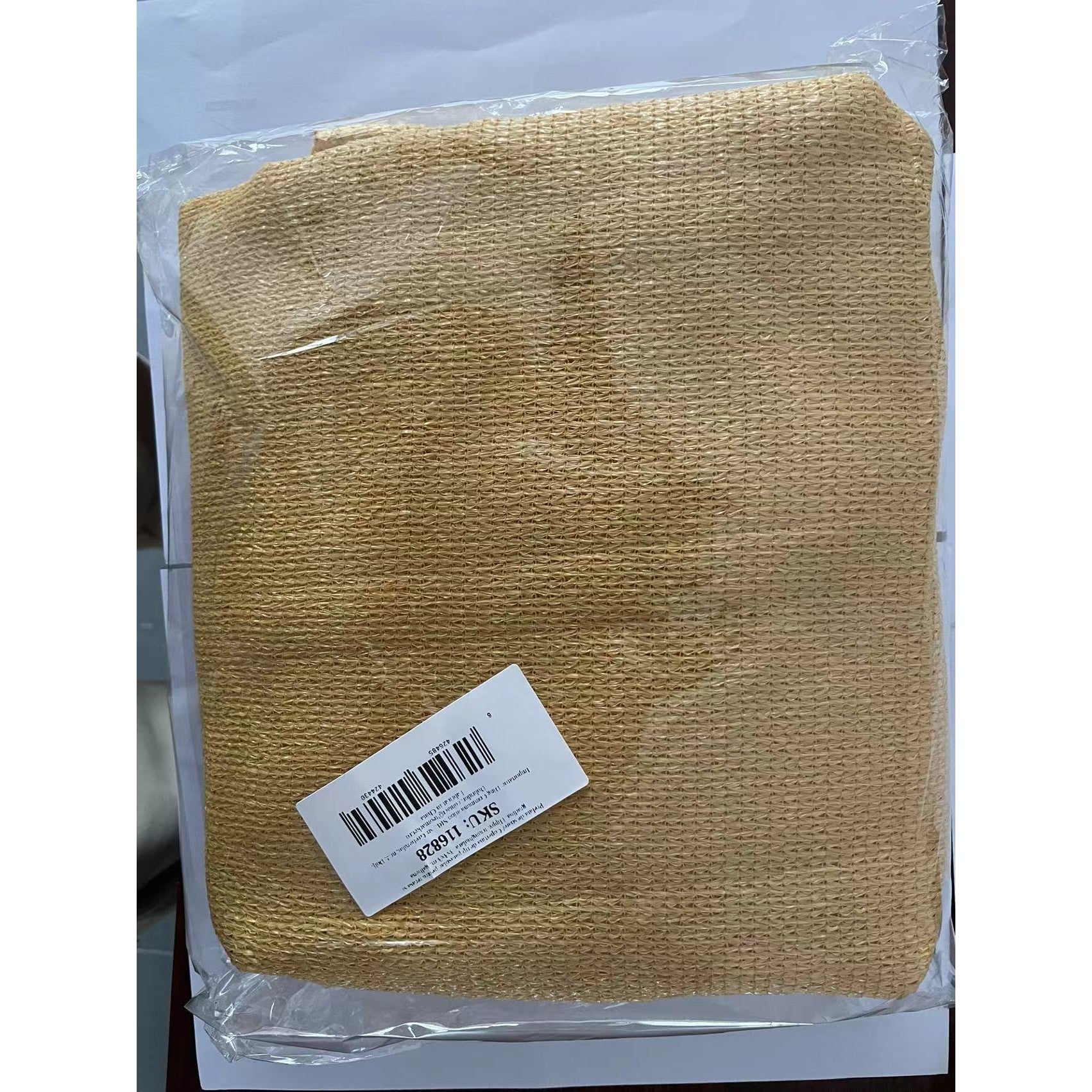 Prelata de soare/ Copertina de tip parasolar pentru terasa si gradina, Kadeny, triunghiulara, 3x3x3 m, galbena