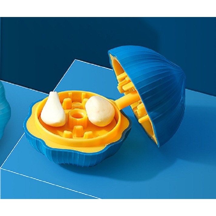 Presa Manuala pentru Usturoi, Kaveny, Model Usturoi, 7 x 7.5 cm, din Plastic, Albastru Inchis