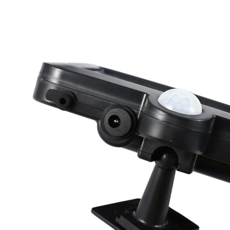 Lampa solara Kaveny cu senzor de miscare, 108 COB LED, 2 grile, ip65, negru