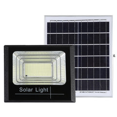 Proiector LED SMD 800W cu incarcare solara Kaveny, panou solar, cu telecomanda, suport prindere, material ABS, 20AH, 966 LED-uri, temperatura culoare 6500k, 32x26x9 cm, negru