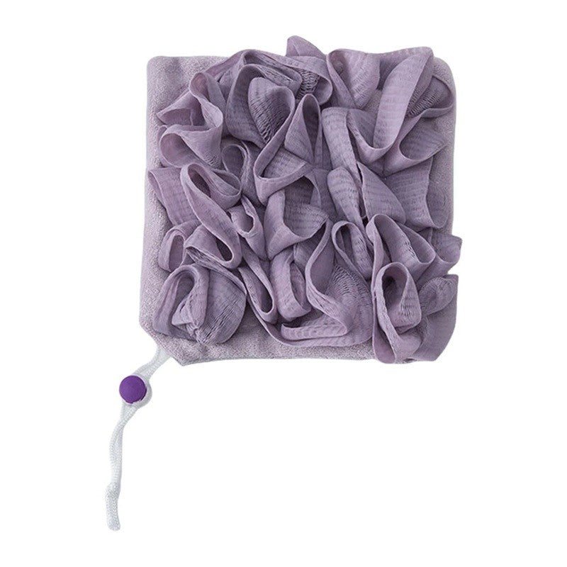 Prosop de Baie, Kadeny, 2in1, cu Burete din Plasa, 17 x 17 cm, Mov