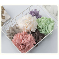 Prosop de Baie, Kadeny, 2in1, cu Burete din Plasa, 17 x 17 cm, Mov