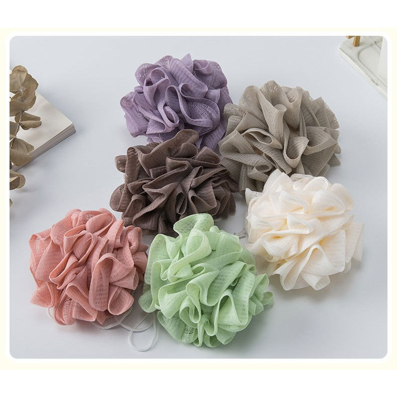 Prosop de Baie, Kadeny, 2in1, cu Burete din Plasa, 17 x 17 cm, Verde