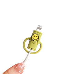 Protectie cablu USB Kadeny, din silicon, model 3, multicolor