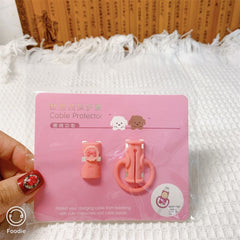 Protectie cablu USB Kadeny, din silicon, model 5, multicolor