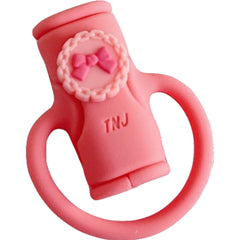 Protectie cablu USB Kadeny, din silicon, model 5, multicolor