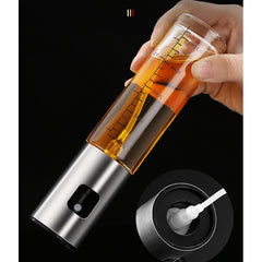 Pulverizator Ulei, Otet, Kadeny, din Sticla, 100 ml, Reincarcabil, 18.3 x 4.3 cm, Masura 90 ml, Capac Lucios, Auriu